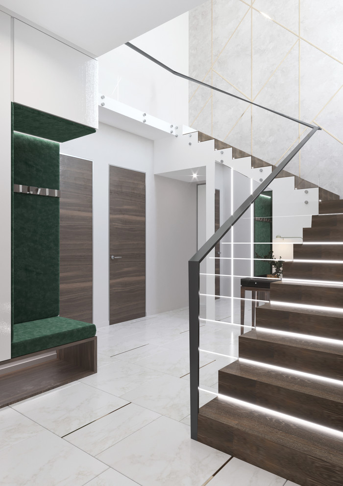 Интерьер частного жилого дома в г.Ростов-на-Дону. Прихожая