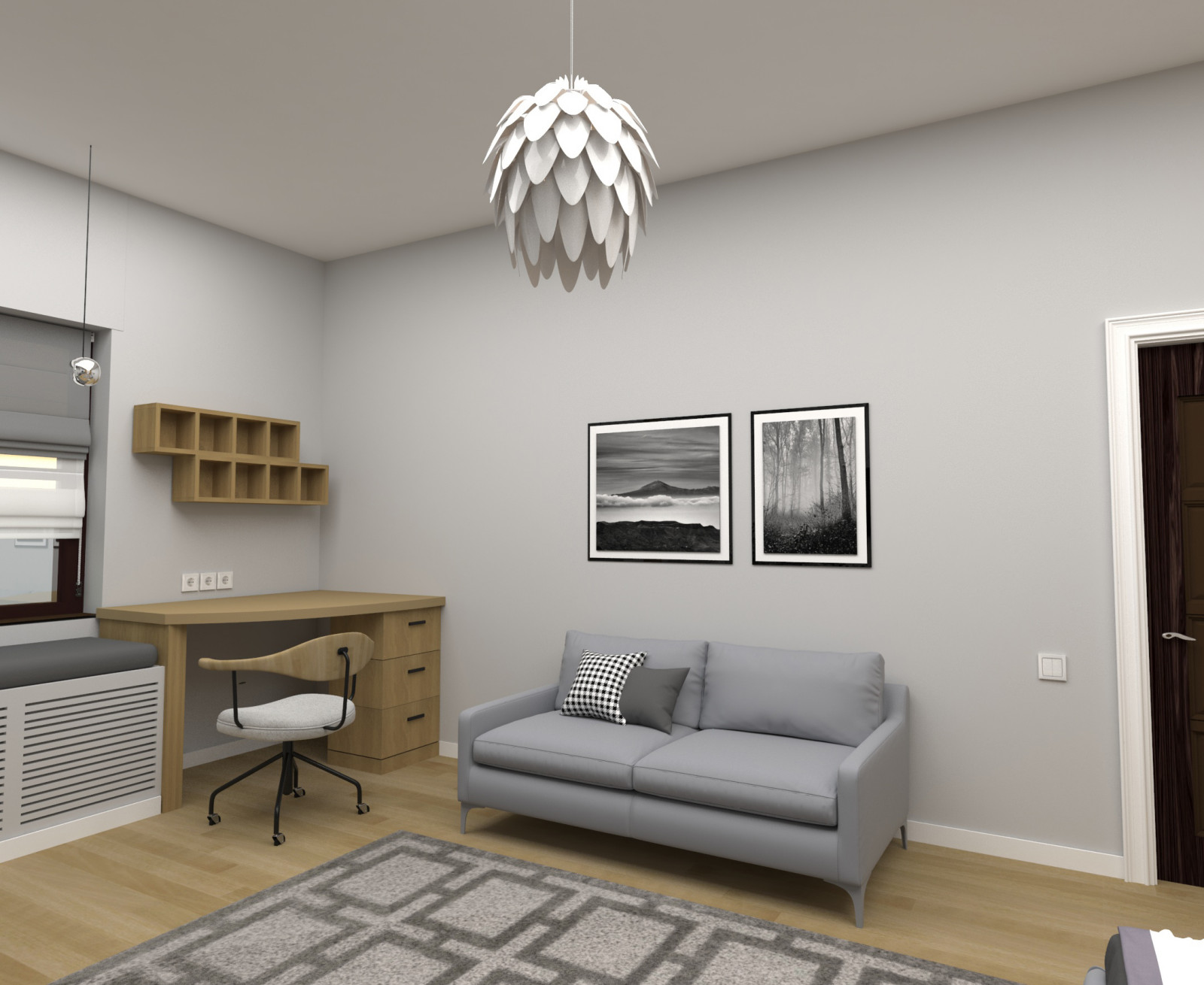 Обложка проекта: Интерьер Загородного дома в котеджном поселке Новорижский