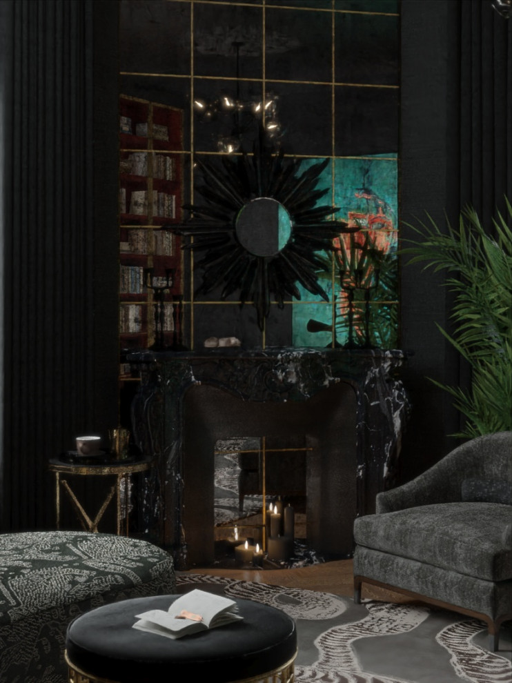 Черный кабинет в центре Москвы.