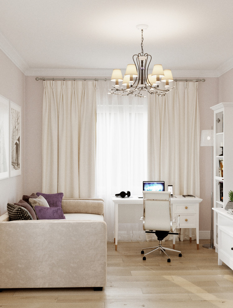 Современная классика в пастельных тонах. ЖК Рассказово, 100 кв.м.