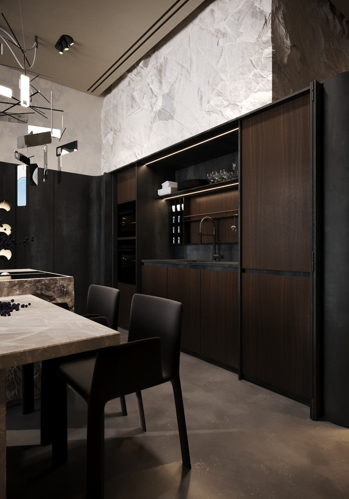 Квартира-студия в небоскребе.