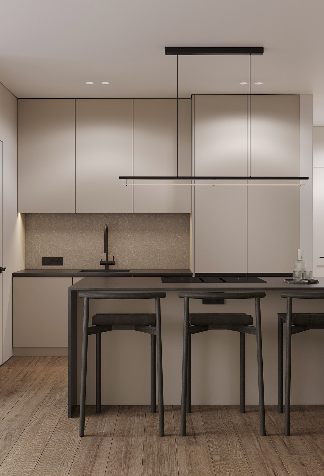 Обложка проекта: Уютная квартира в стиле минимализм