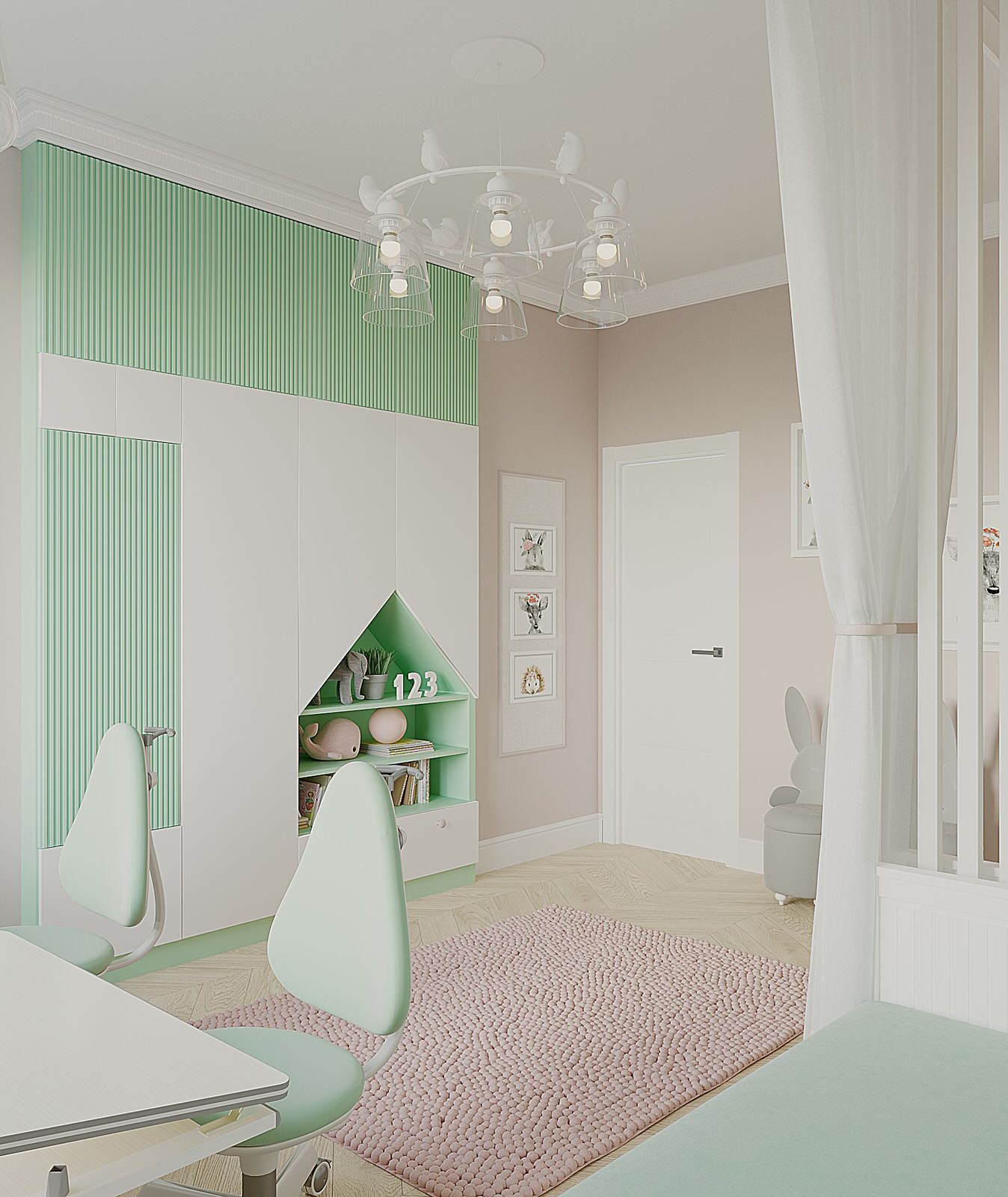 Детская для двух девочек