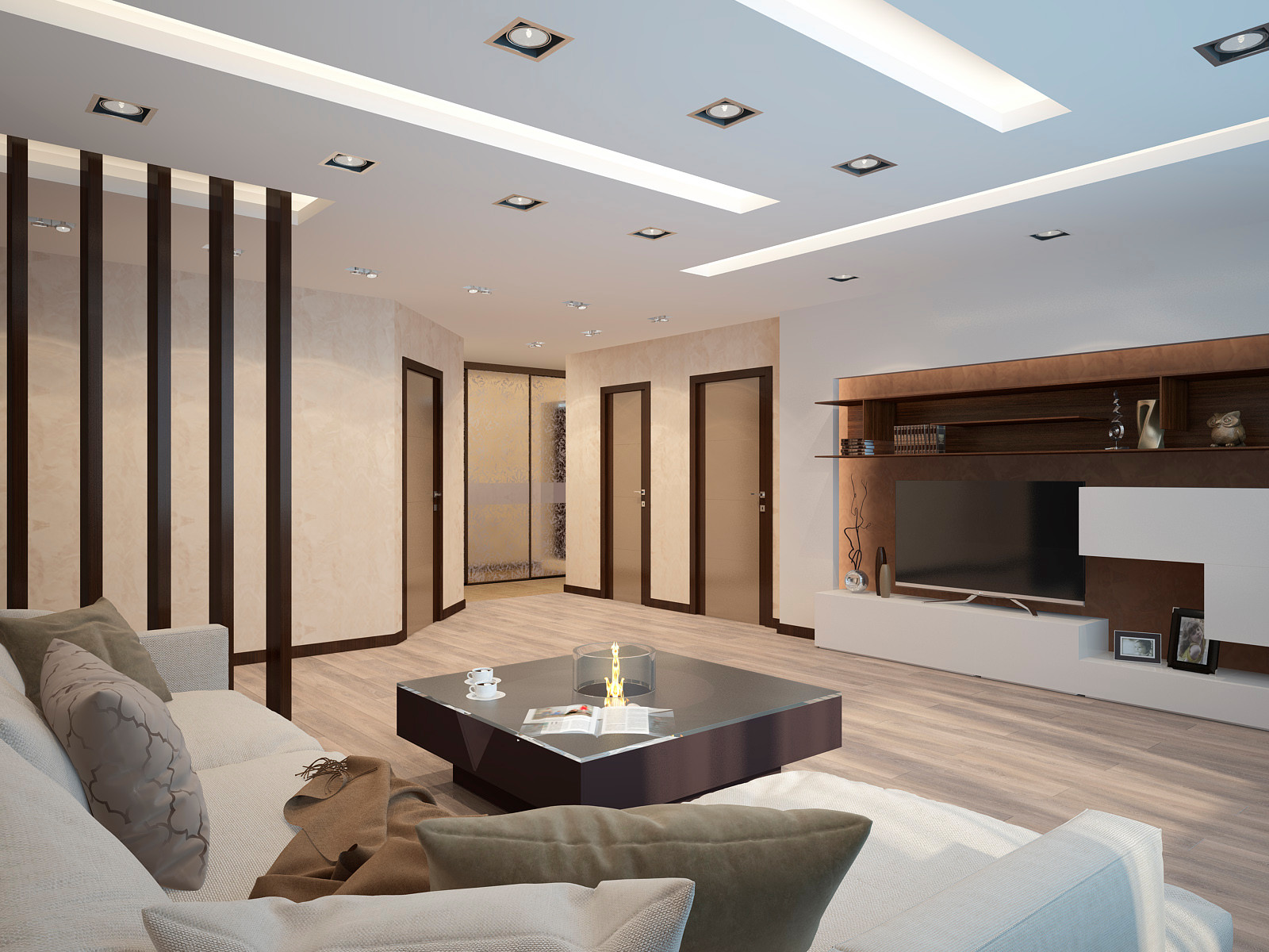 Обложка проекта: Квартира в современном стиле 120 кв.м