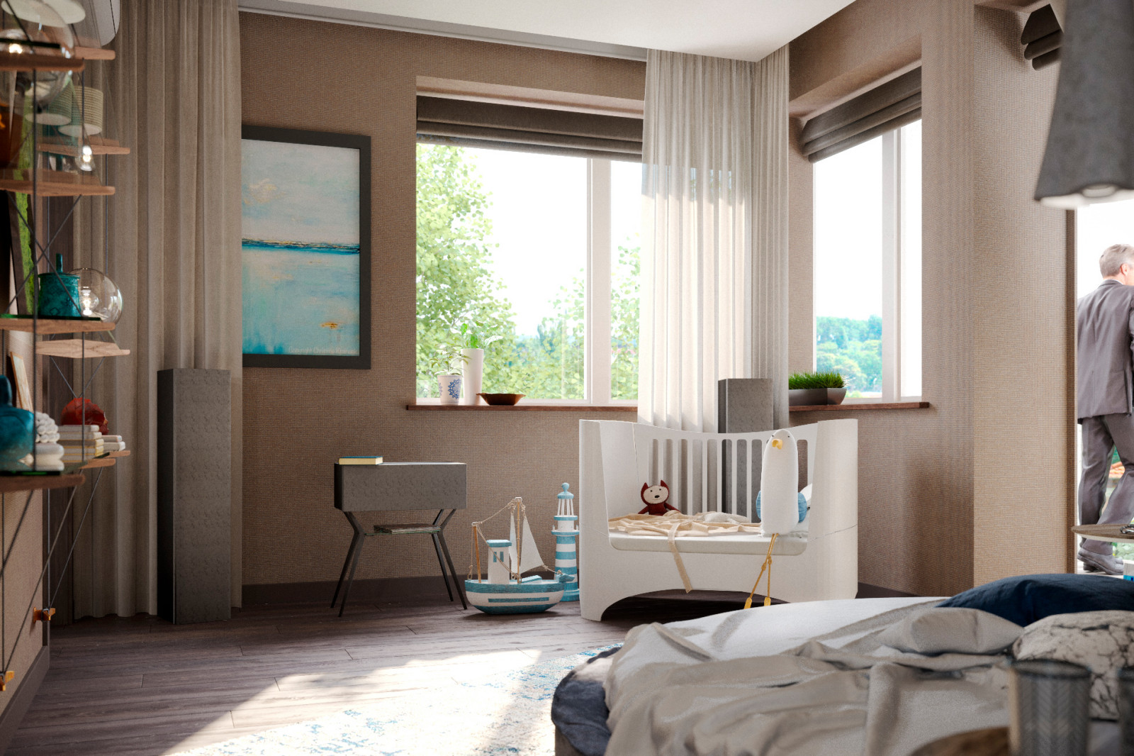 Интерьеры спален в Динской