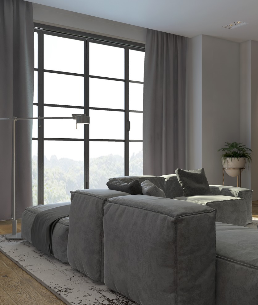 Дизайн кухни гостиной в загородном доме