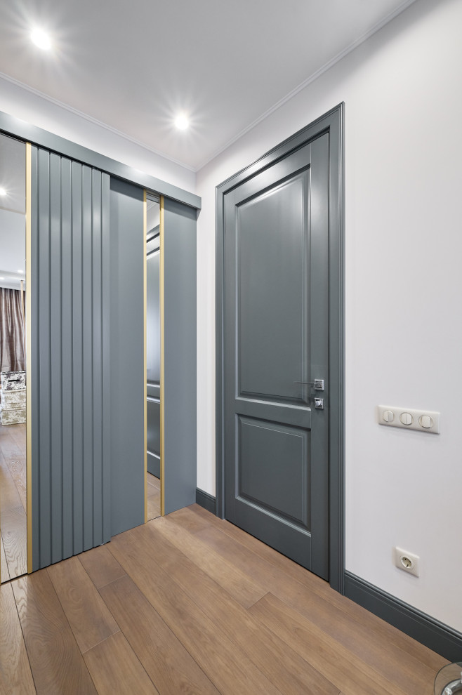 Квартира в серо-белых тонах