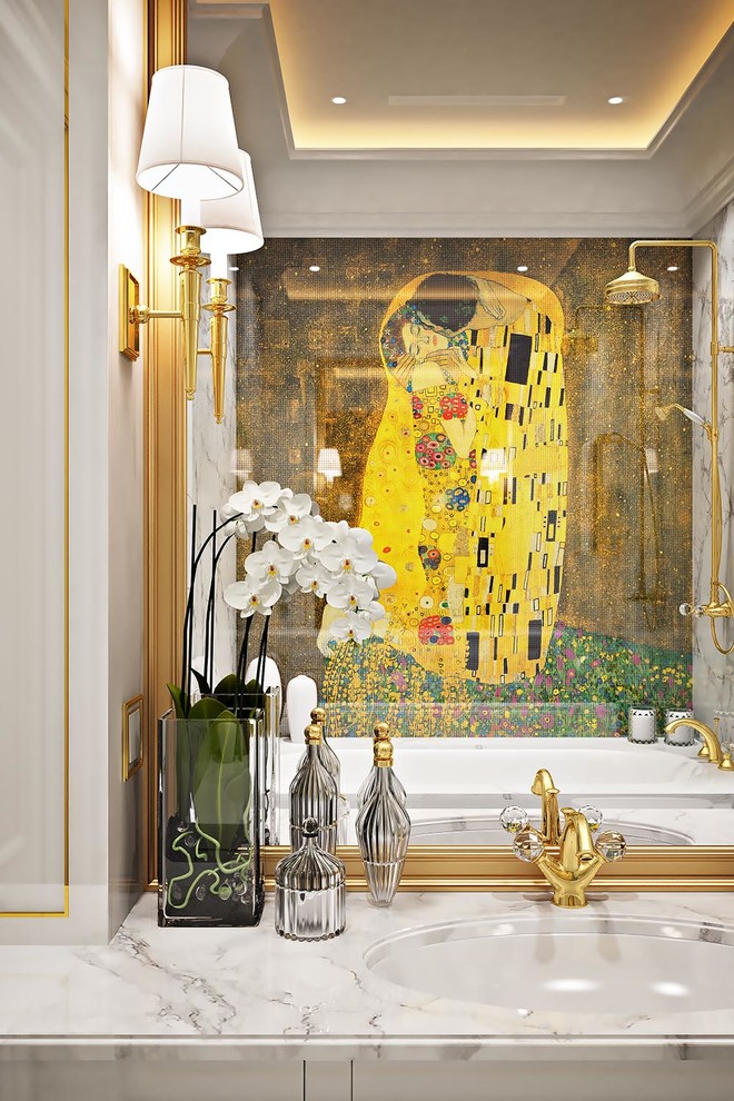 Белое с Золотом