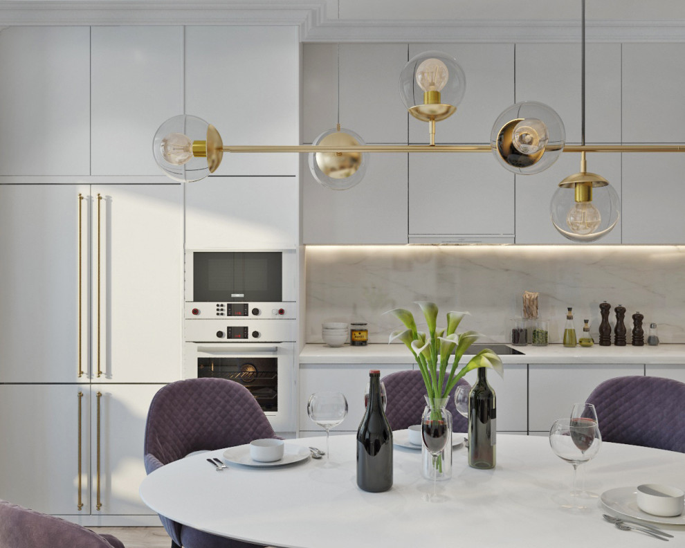 Дизайн проект 4-х комнатной квартиры в ЖК Планета