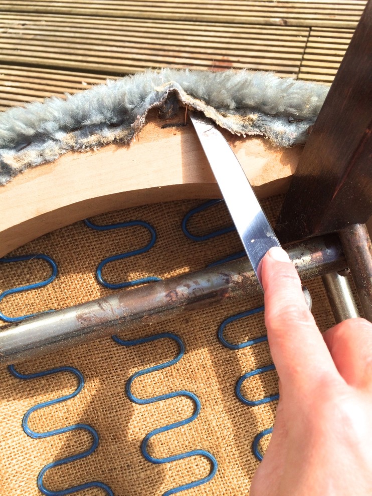 DIY : Как обновить старое кресло своими руками