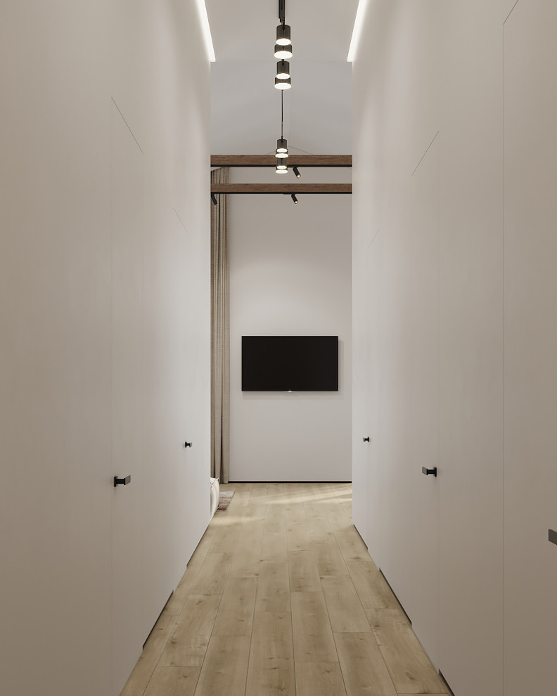 Дом для семьи в стиле минимализм 125 м². Посёлок Костюнино