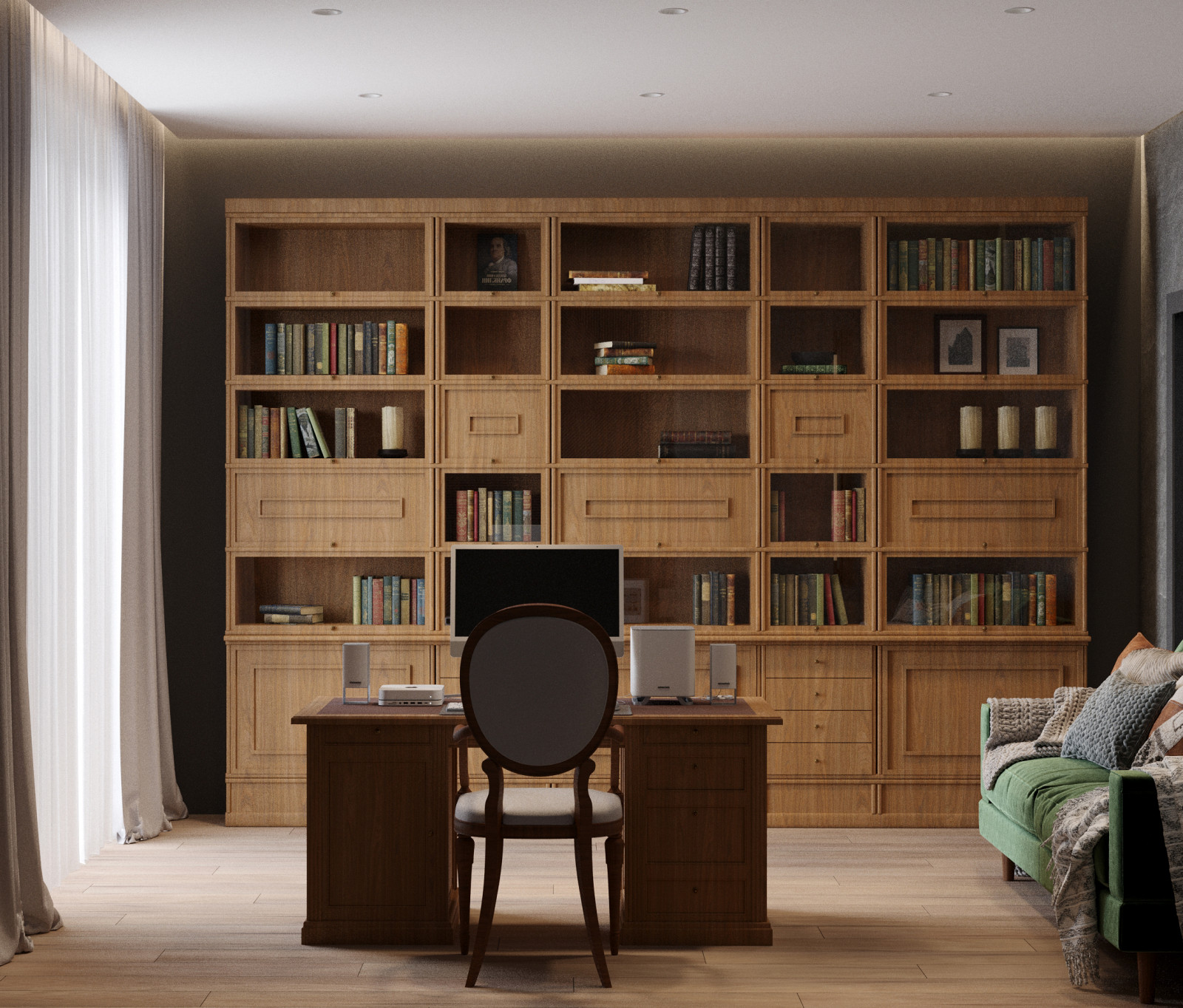 Дизайн-проект дома в загородном клубе "Серебряный остров"