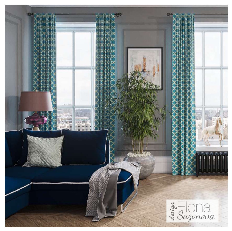 Гостиная с прекрасной панорамой