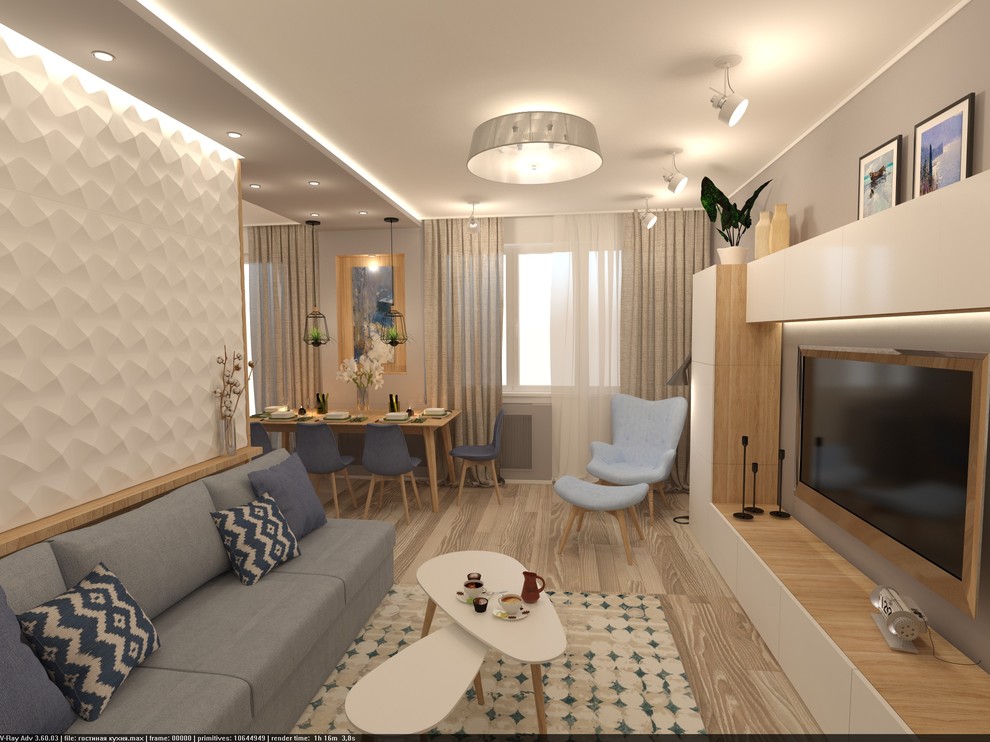 Не большая гостиная для большой семьи))