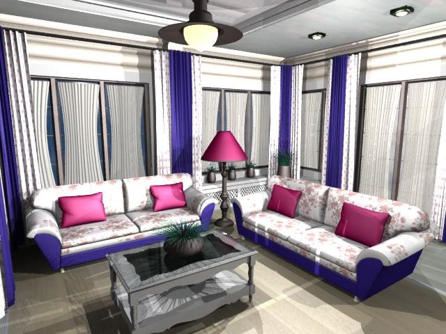 гостиная с камином и библиотекой в доме из бруса