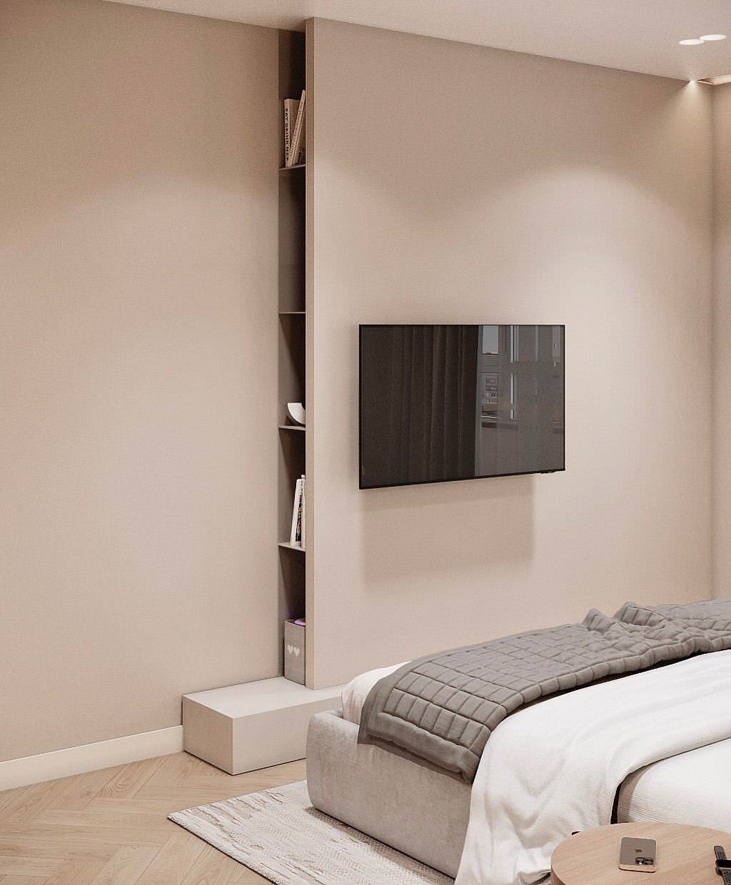 Минималистичная квартира в стиле джапанди, 100 м2