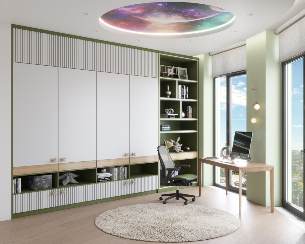 Уютный пентхаус для большой семьи