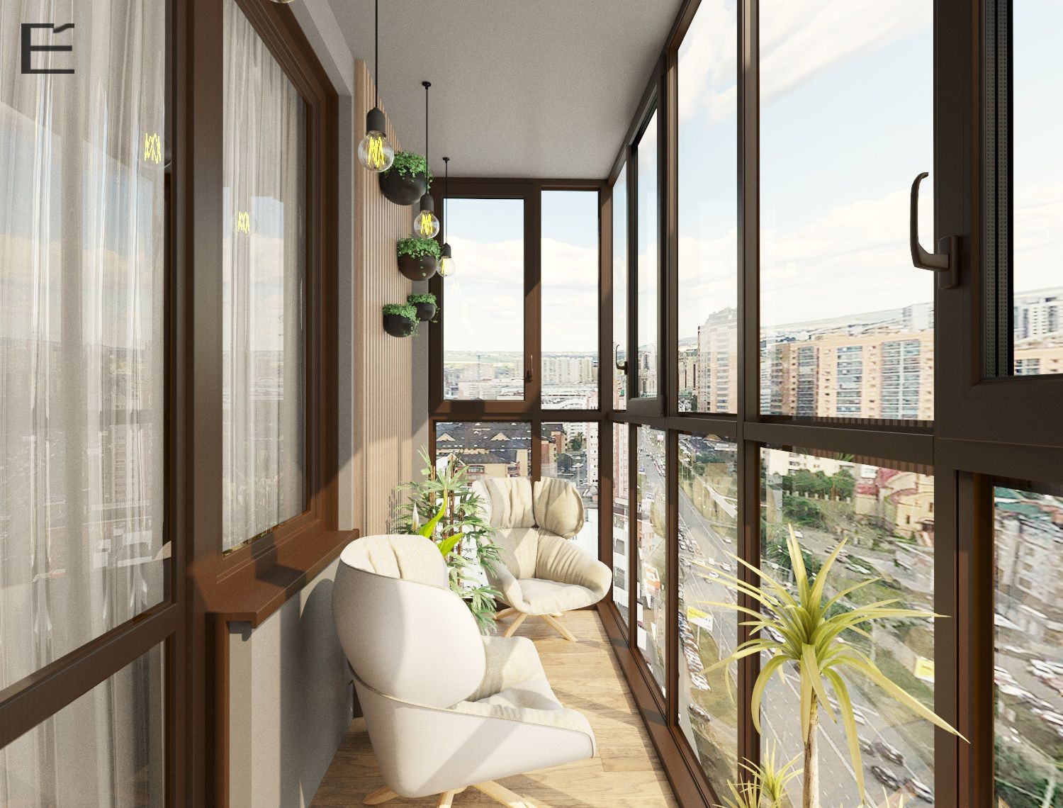 Современная квартира для молодожёнов