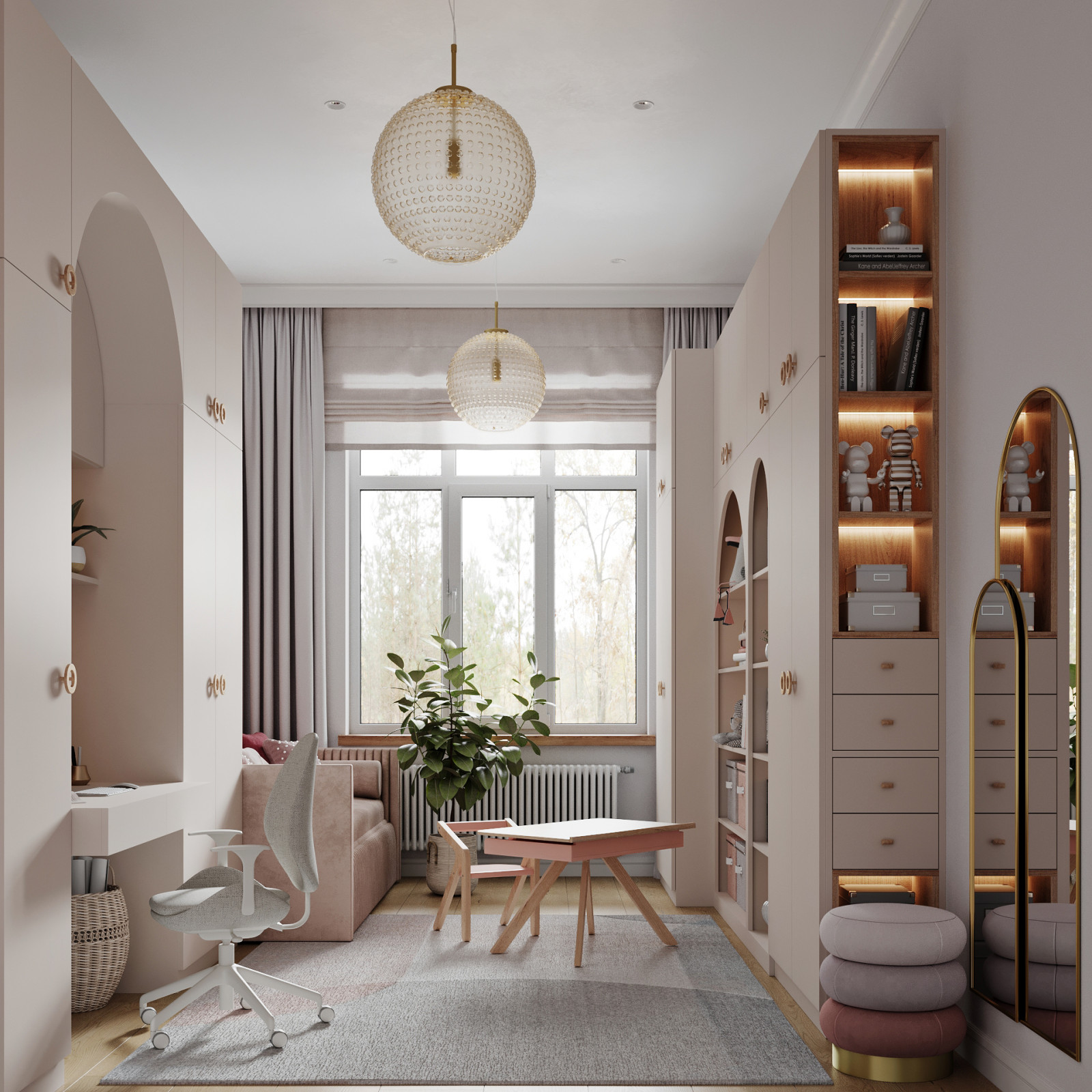 Обложка проекта: Детская для двух девочек