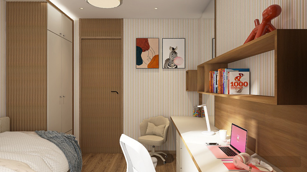 Проект трехкомнатной квартиры 66,8 кв.м.