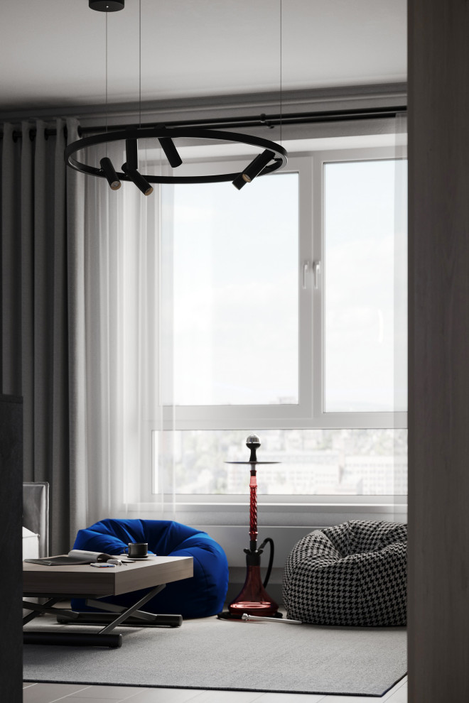 Дизайн кухни-гостиной