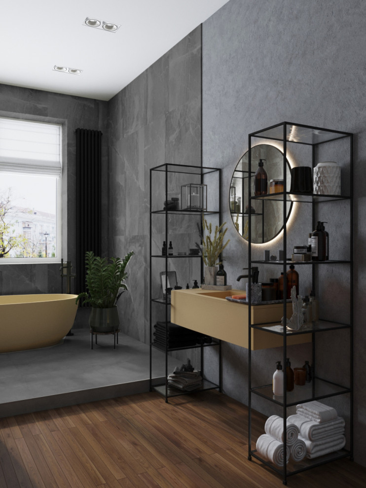 Современный лофт с нотками терракота