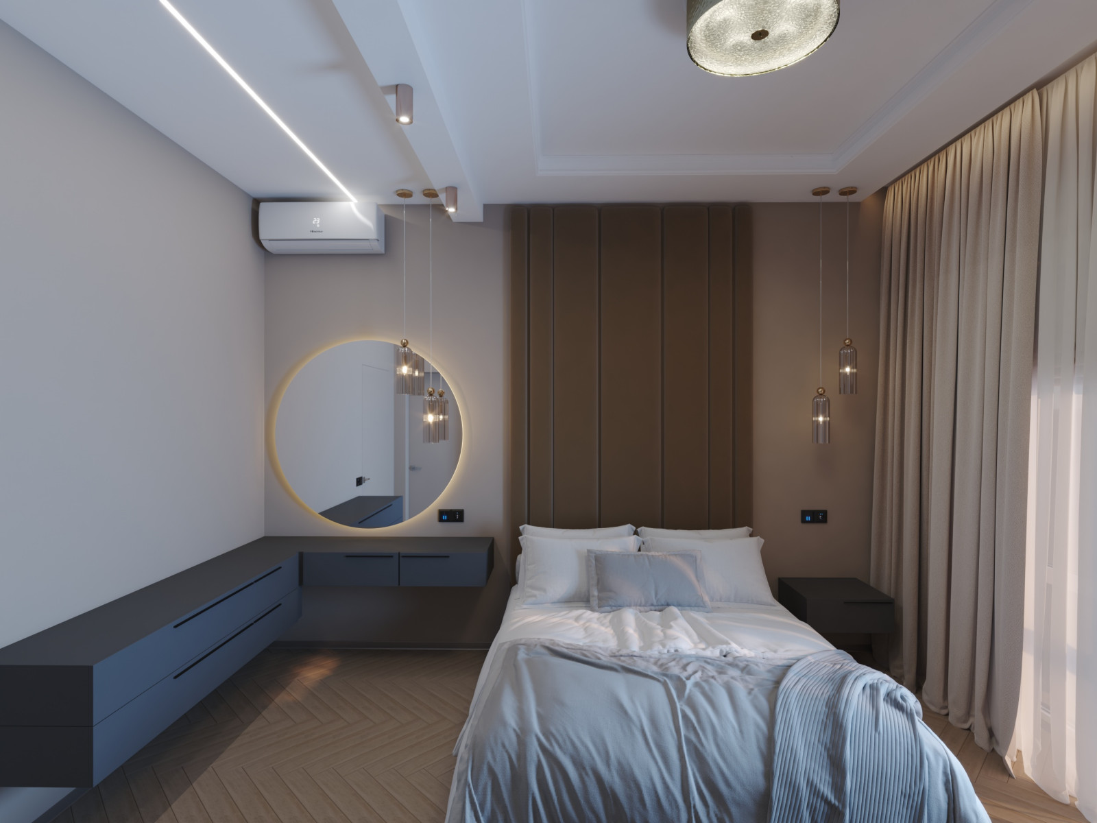 Дизайн проект спальни