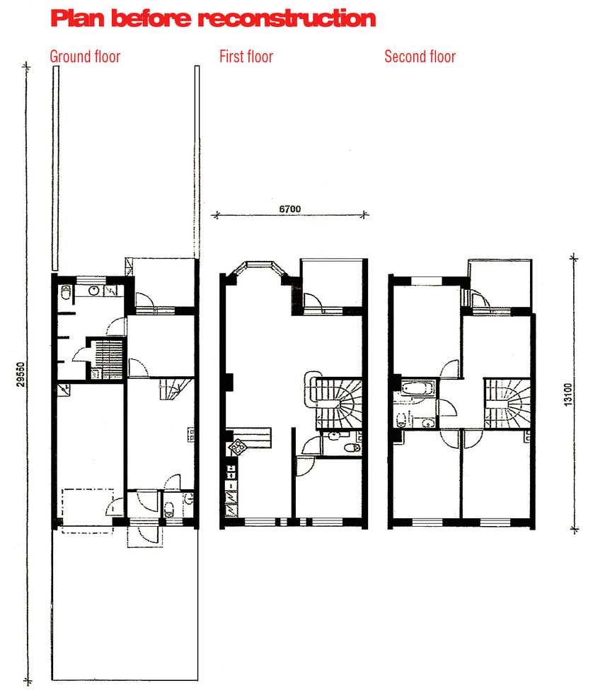 Реконструкция трехэтажного таунхауса в Санкт-Петербурге.