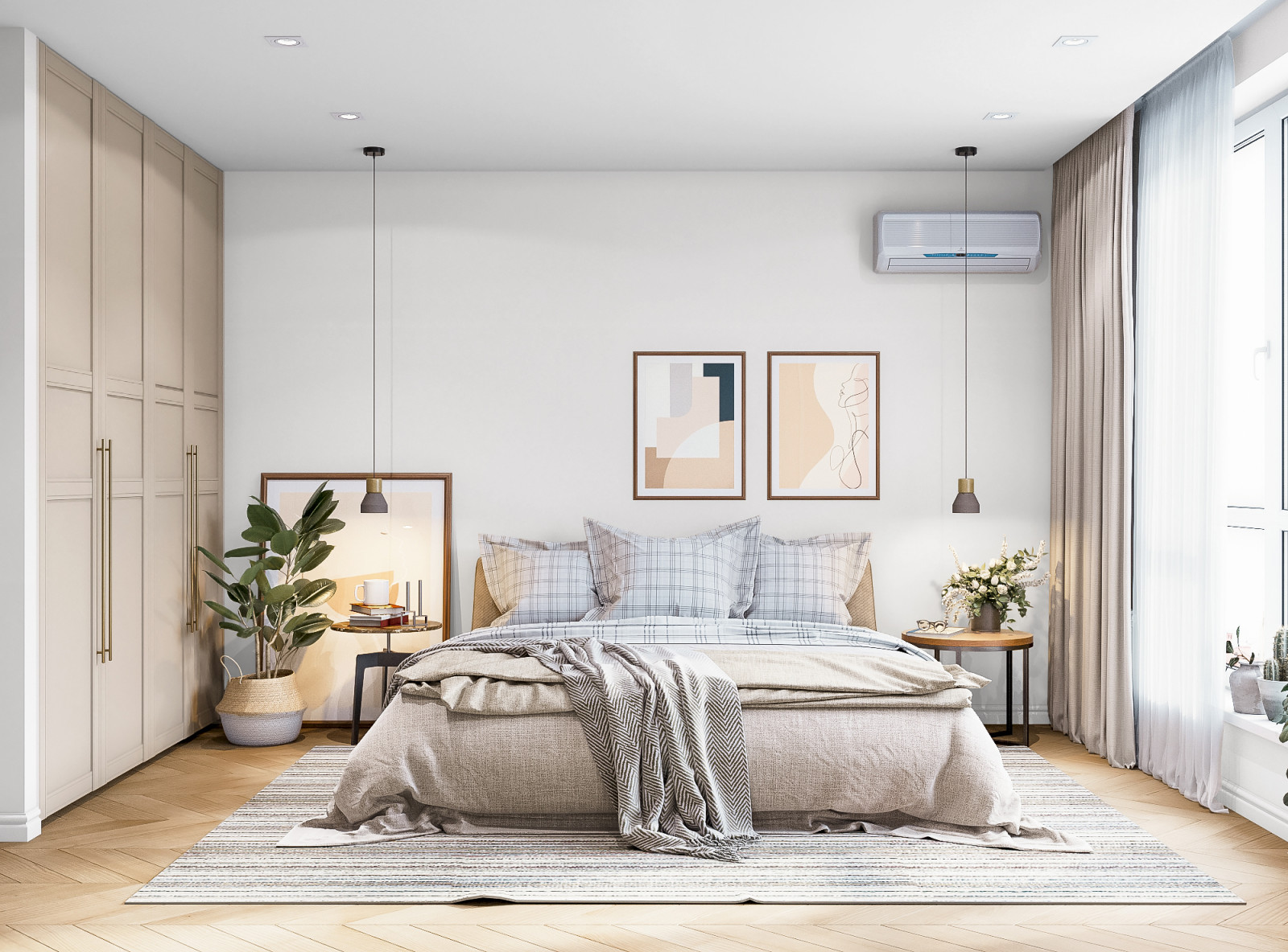 Светлая квартира в скандинавском стиле