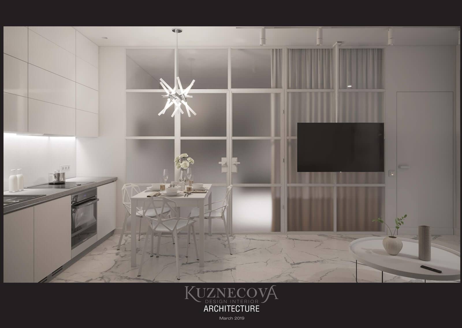 Кухня - гостиная 18.2 м²