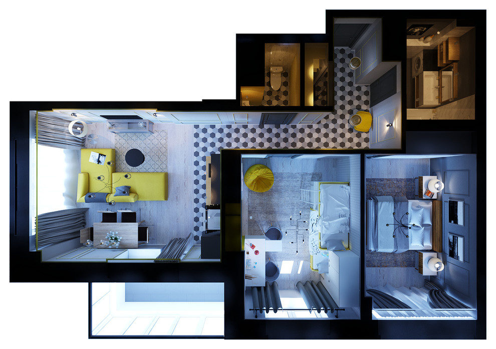 3-х комнатная квартира