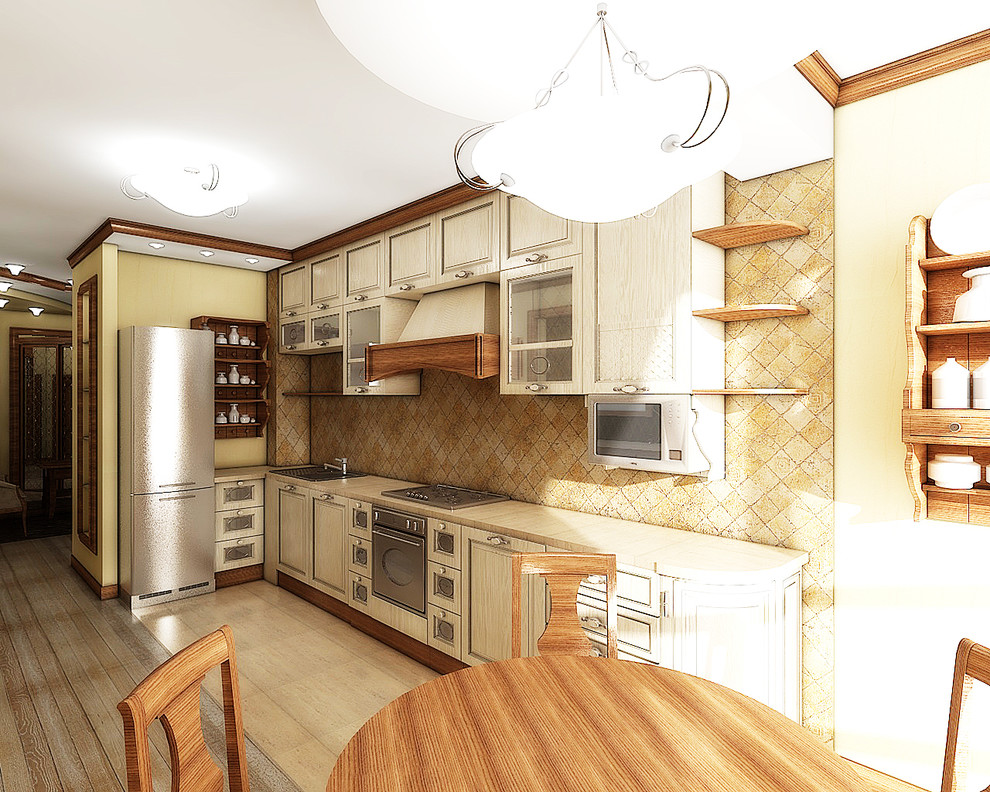 Квартира с витражными оканми