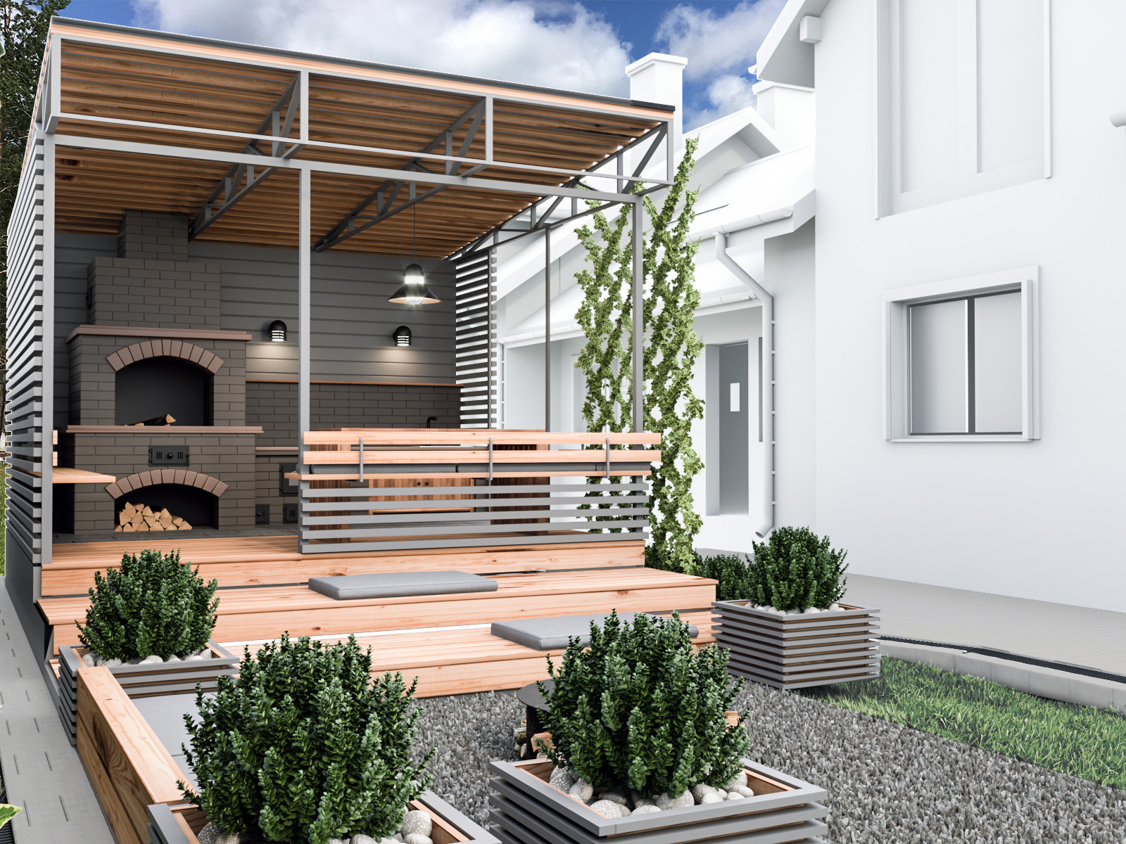 Обложка проекта: Летняя кухня