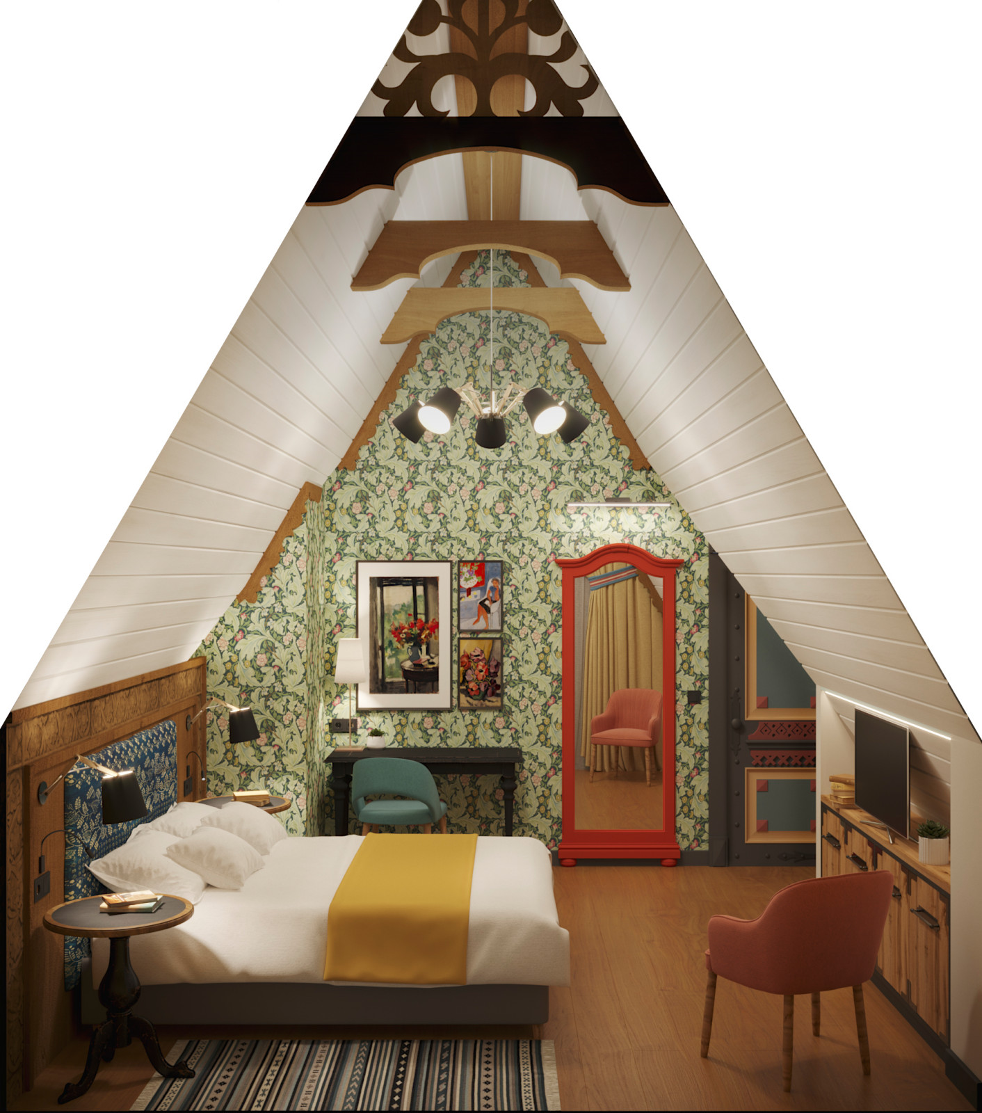 Гостиница в культурно -ландшафтном парке "Голубино" ( Архангельская область)