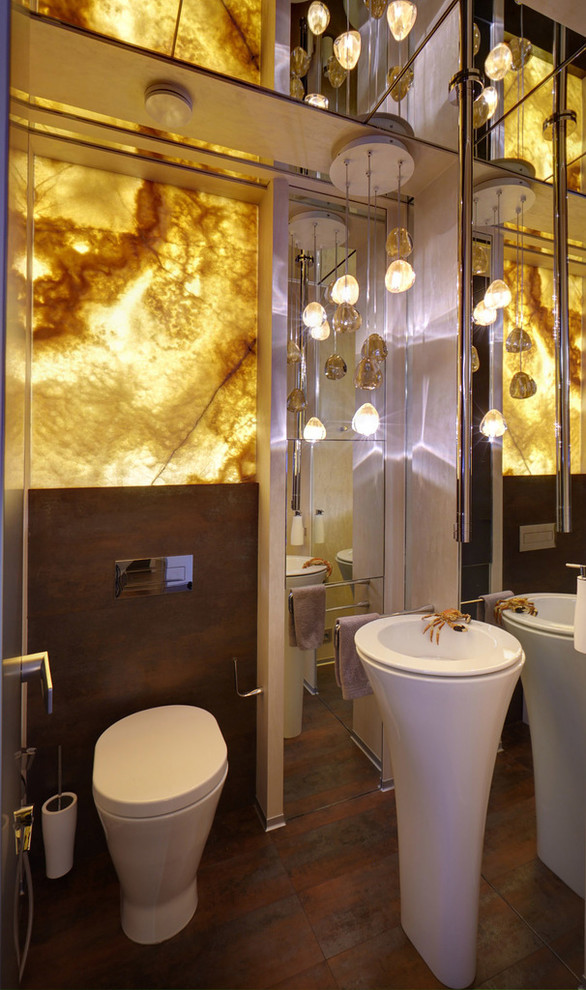 Ванная и санузел в современном стиле.