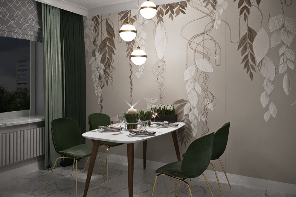 Кухня "Золото и изумруд"