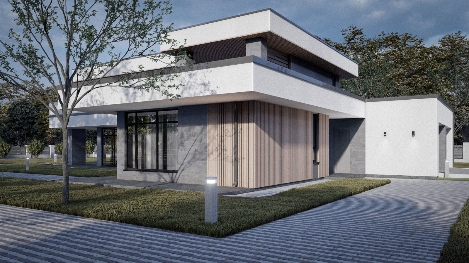 Проект жилого дома (коттедж)