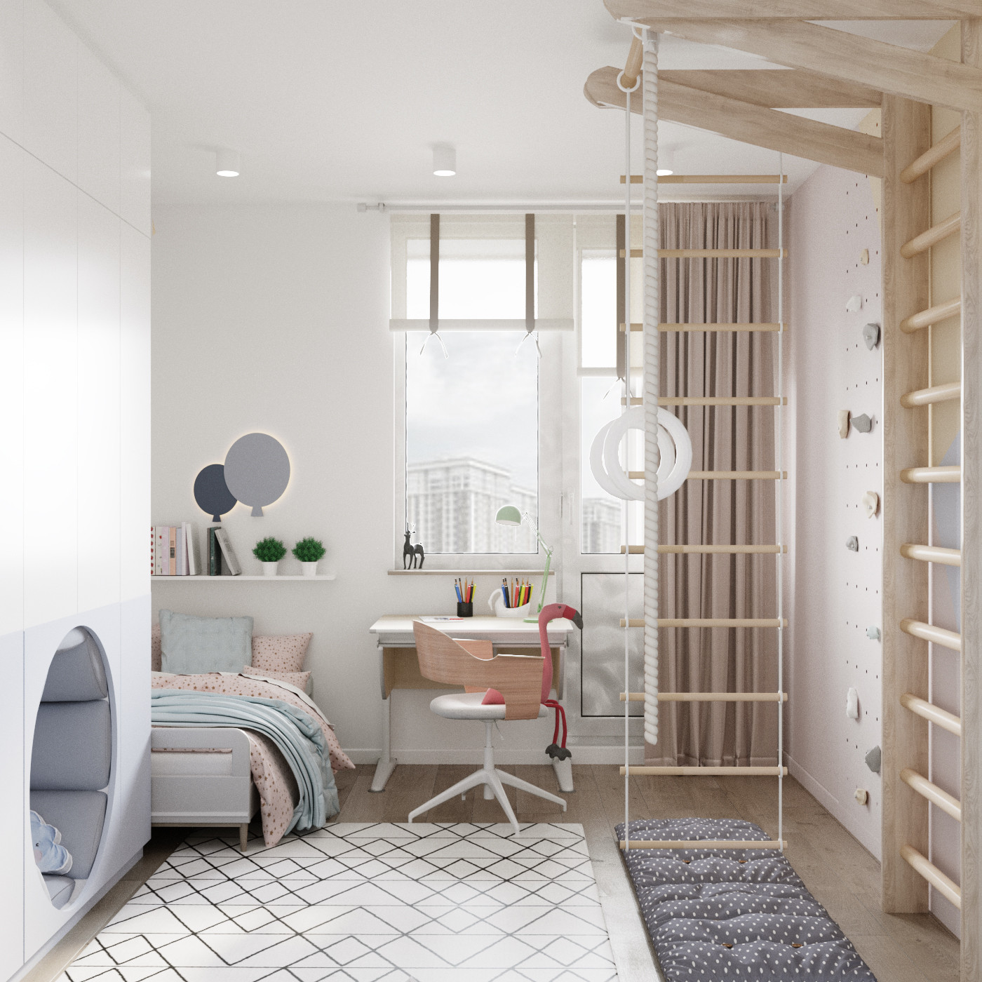 ДИЗАЙН-ПРОЕКТ ИНТЕРЬЕРА КВАРТИРЫ, ЖК ТУШИНО, МОСКВА, 76 М²