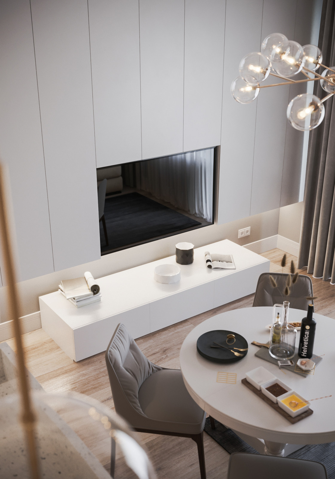 Apartamento de tres pisos