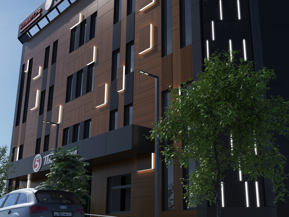 Торговый центр в поселке Новомихайловский