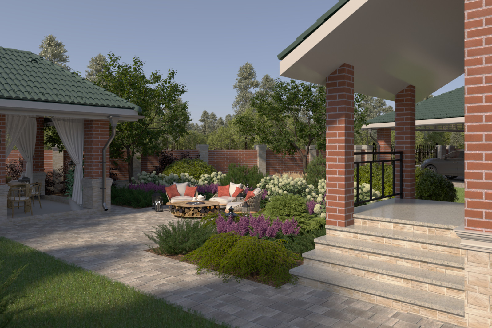 Обложка проекта: Ландшафтный проект в Раевке