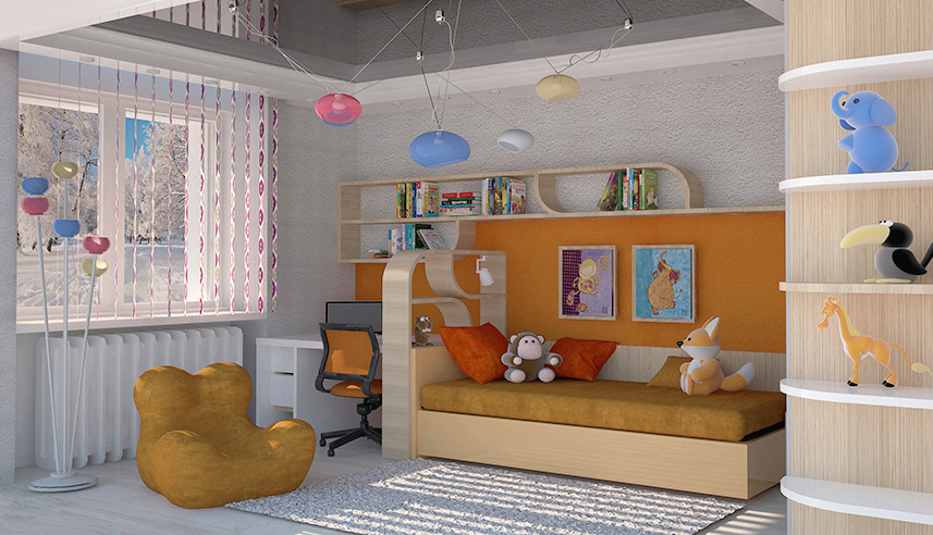 Дизайн детских и комнат для тинейджеров