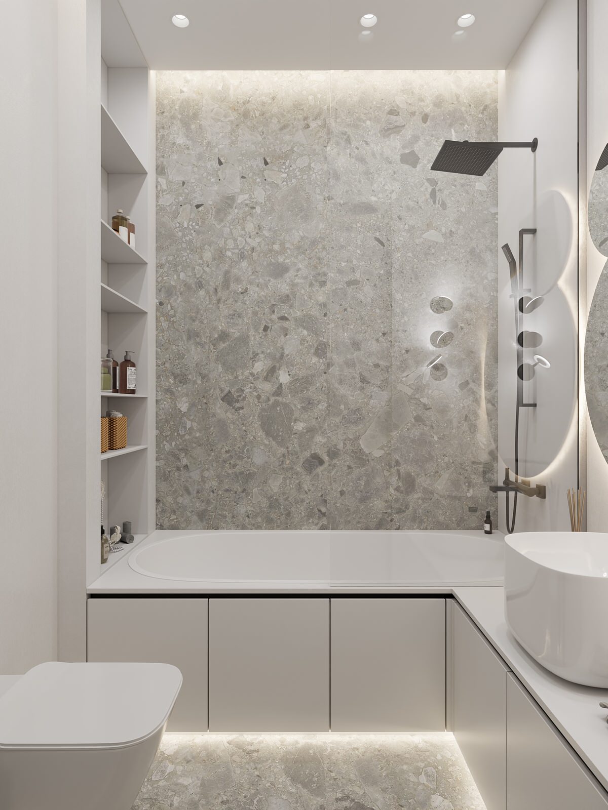 Дизайн трёхкомнатной квартиры в ЖК "Дом на Зелейной | Санкт-Петербург | Россия |