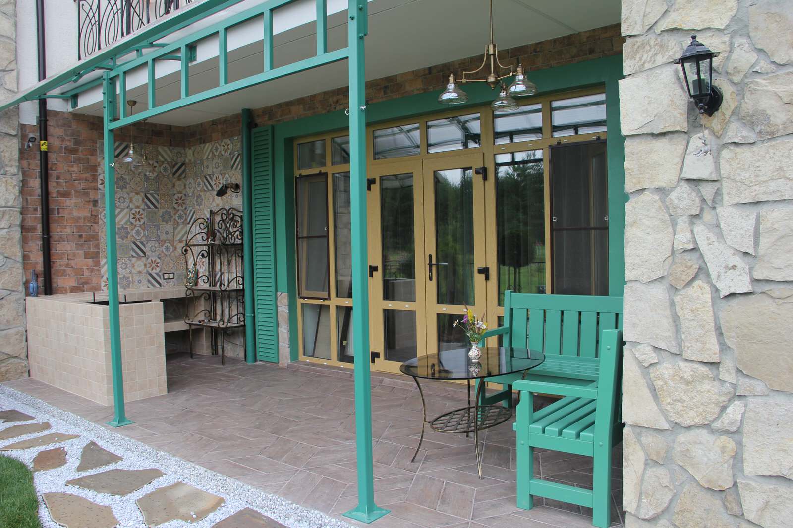 Богородский округ. Яхонтовый лес. Зона Патио в таунхаусе