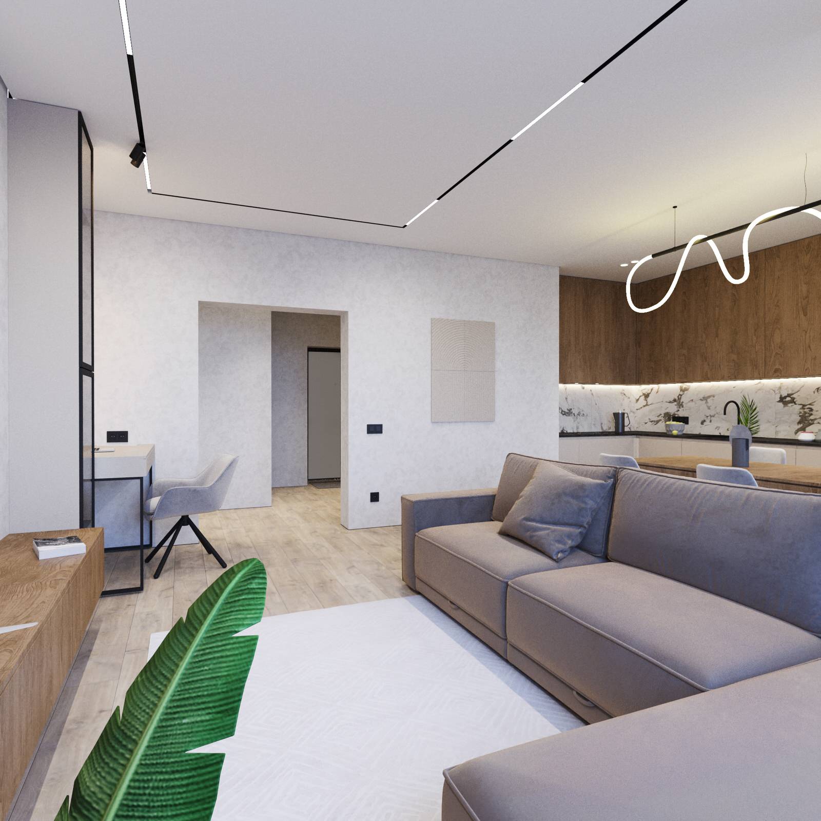 Дизайн 3-к квартиры по ул. Поляничко