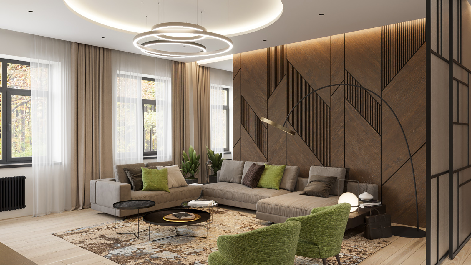 Дизайн интерьера индивидуального жилого дома. КП "Павлово"