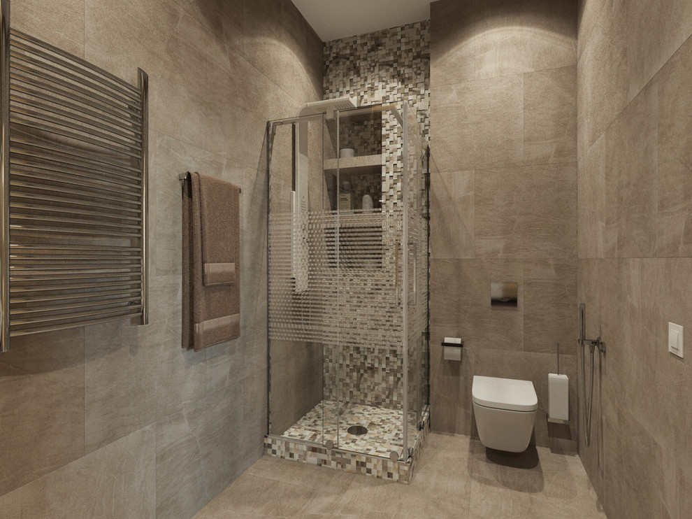 Интерьер ванных комнат на ул. Римской в г. Хабаровске