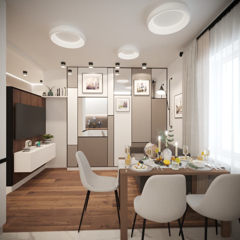 Обложка проекта: Мини-гостиная ЖК "Порт"