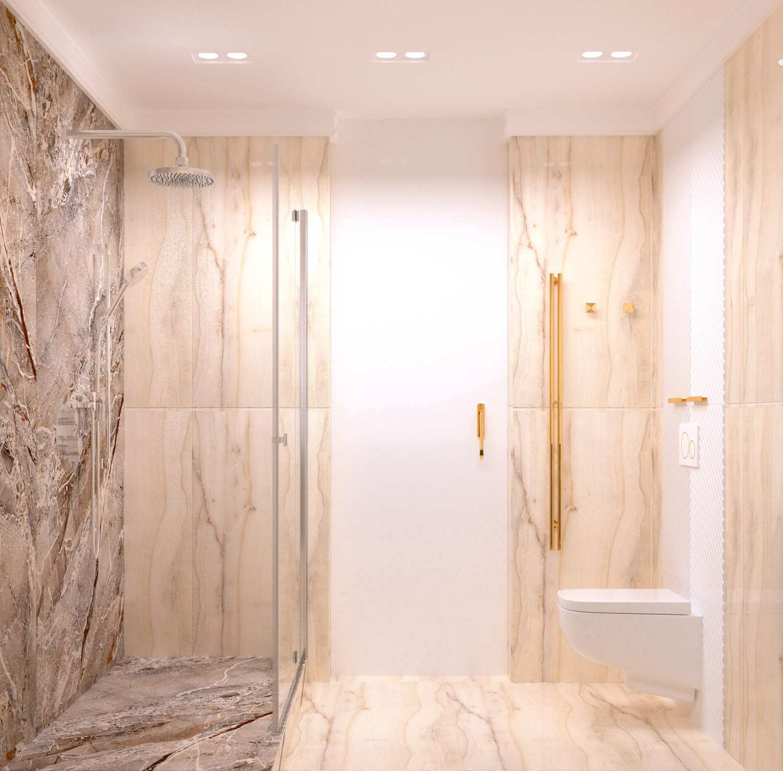 Двухуровневая квартира "Золотые блики"