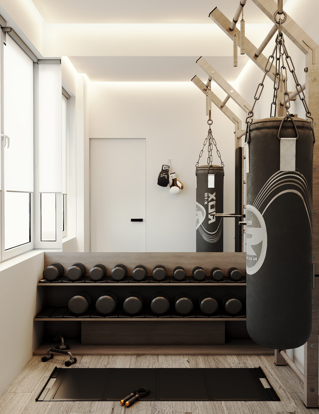 Обложка проекта: sports room at the children's